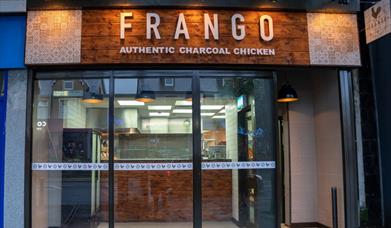 Front entrance to Frango store