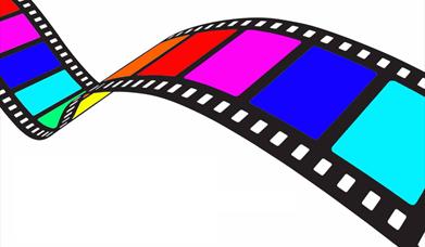 a colourful film roll