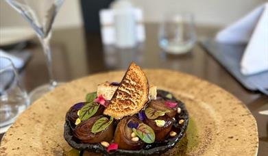 Norton House Hotel Restaurant cheese and onion tart