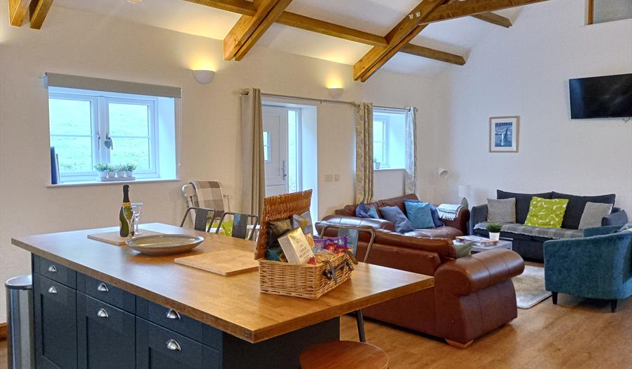 Vineyard Barns - living area in the Dairy