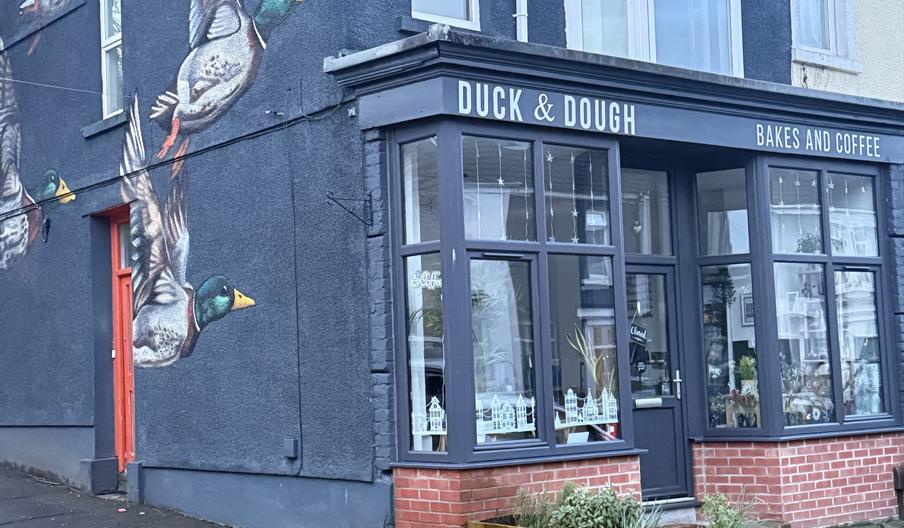 A Photo from outside of Duck and Dough