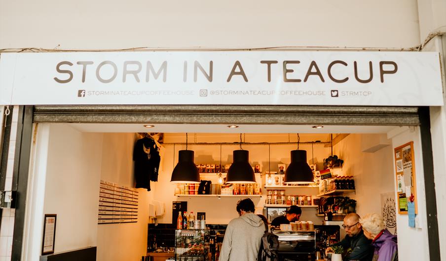 Outside view of the stall