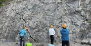 Rugged Rock Ltd abseiling class climbing down rocks