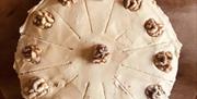 Cwm Ivy cafe and crafts walnut cake