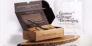 A giftbox of Gower Cottage Brownies