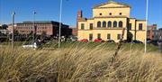 A photo of one of the group accommodation building provided by Swansea University's Swansea Bay Campus