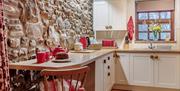 Blaen Cedi Cottages kitchen area