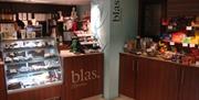 Blas at Wales National Pool Swansea counter