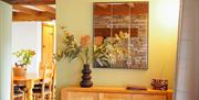 Cilhendre Fawr Farm Holiday Cottages interior and artwork
