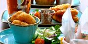 Copperfish plates of fish and chips