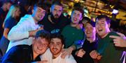 Cu Mumbles friends enjoying night out