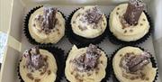 Cwm Ivy cafe and crafts cupcakes in box