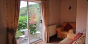 Cwmbach Lodges sofas with view