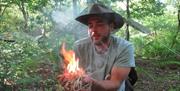 Dryad Bushcraft man making fire