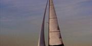 An evening sail in Swansea Bay