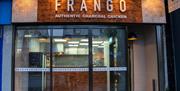 Front entrance to Frango store