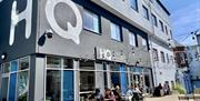 HQ Urban Kitchen exterior and seating area