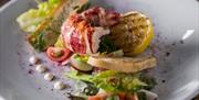 King Arthur Hotel Restaurant seafood dish