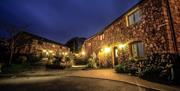 Kings Head Inn exterior at night