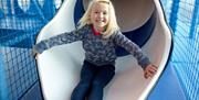 LC Swansea girl on slide