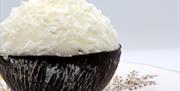 Millefoglie coconut dessert