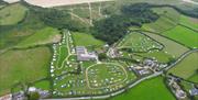 Nicholaston Farm aerial view