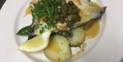 Parc-Le-Breos Restaurant fish dish