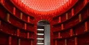 Penderyn Swansea Copperworks Distillery shelves of whiskey