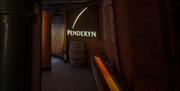 Penderyn Swansea Copperworks Distillery tour with logo sign