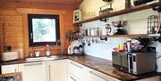 Pilton Moor Lodge kitchen area