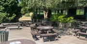 Pub On The Pond outdoor seating area