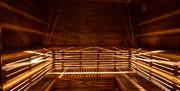 Revive Wellness Club wooden sauna interior