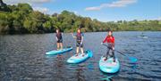 Swansea Adventures stand up paddleboarding class