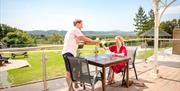 Llanrhidian Holiday Park terrace