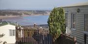 A caravan at Greenways of Gower