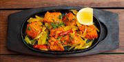 Mumtaz curry with naan bread
