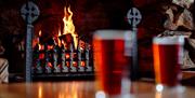 cosy pub with open fire